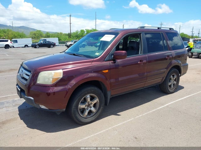 Aukcja sprzedaży 2007 Honda Pilot Ex-l, vin: 2HKYF18687H536692, numer aukcji: 45103224