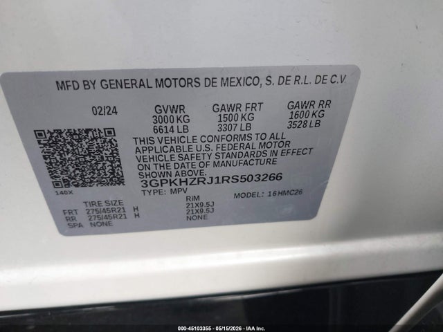 Honda Prologue Elite 2024 3GPKHZRJ1RS503266 Image 9