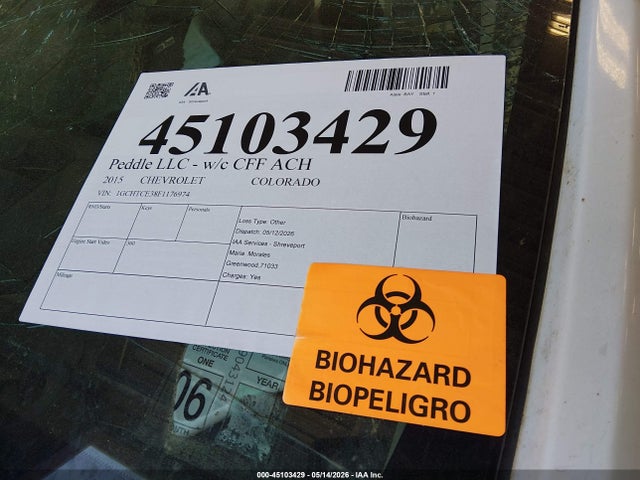 1GCHTCE38F1176974 Chevrolet Colorado Z71