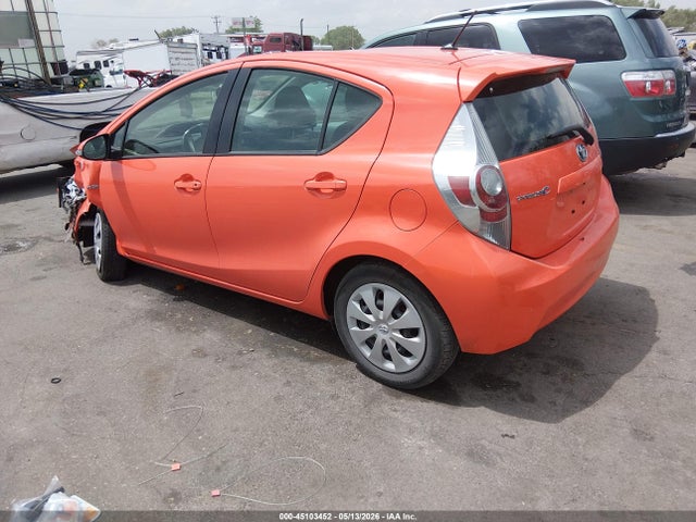 2013 Toyota Prius C Two მანქანა იყიდება აუქციონზე, vin: JTDKDTB3XD1049454, აუქციონის ნომერი: 45103452