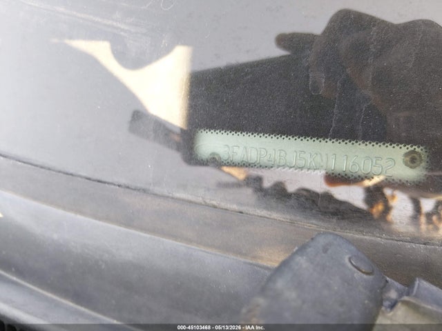 Aukcja sprzedaży 2019 Ford Fiesta Se, vin: 3FADP4BJ5KM116052, numer aukcji: 45103468