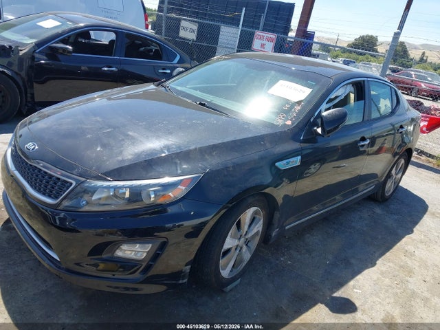2014 Kia Optima Hybrid Ex მანქანა იყიდება აუქციონზე, vin: KNAGN4AD2E5066792, აუქციონის ნომერი: 45103629