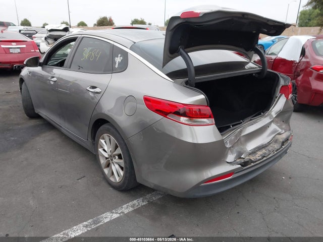 Продажа на аукционе авто 2018 Kia Optima Lx, vin: 5XXGT4L35JG268707, номер лота: 45103684