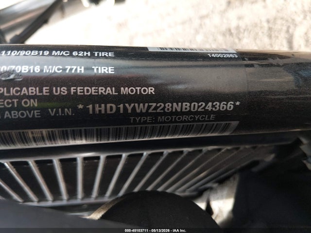 Продажа на аукционе авто 2022 Harley-davidson Fxlrs, vin: 1HD1YWZ28NB024366, номер лота: 45103711