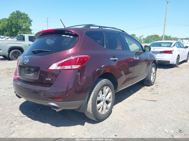 45103774 :رقم المزاد ، JN8AZ1MUXDW209363 vin ، 2013 Nissan Murano Sv مزاد بيع