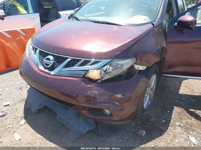 45103774 :رقم المزاد ، JN8AZ1MUXDW209363 vin ، 2013 Nissan Murano Sv مزاد بيع