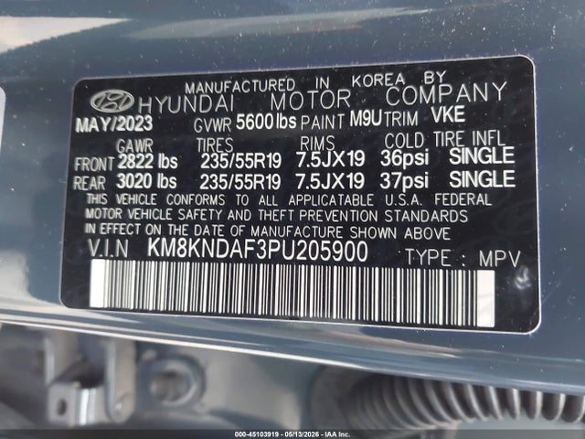 Hyundai Ioniq 5 Sel 2023 KM8KNDAF3PU205900 Image 9
