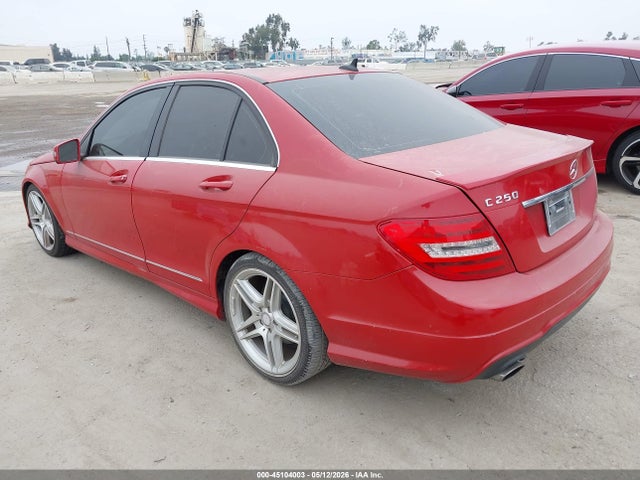 45104003 :رقم المزاد ، WDDGF4HB6DA753404 vin ، 2013 Mercedes-benz C 250 Sport مزاد بيع