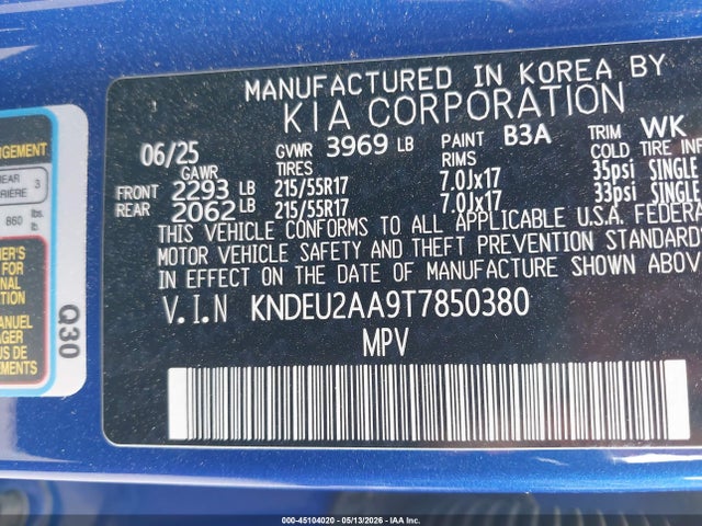 KIA SELTOS S 2026 KNDEU2AA9T7850380 Image 9