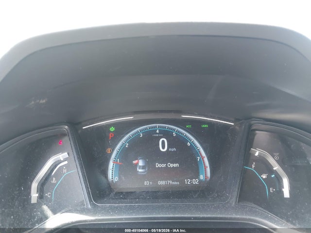 2019 Honda Civic Lx მანქანა იყიდება აუქციონზე, vin: 19XFC2F65KE005035, აუქციონის ნომერი: 45104066
