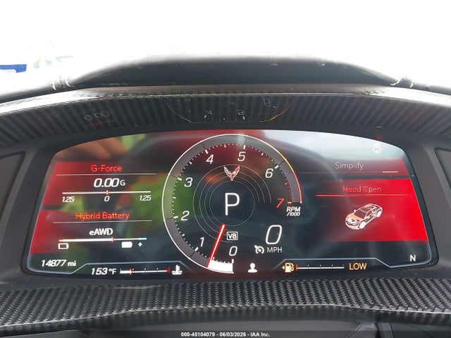 Aukcja sprzedaży 2025 Chevrolet Corvette E-ray Rwd  3lz, vin: 1G1YM3D49S5501537, numer aukcji: 45104079