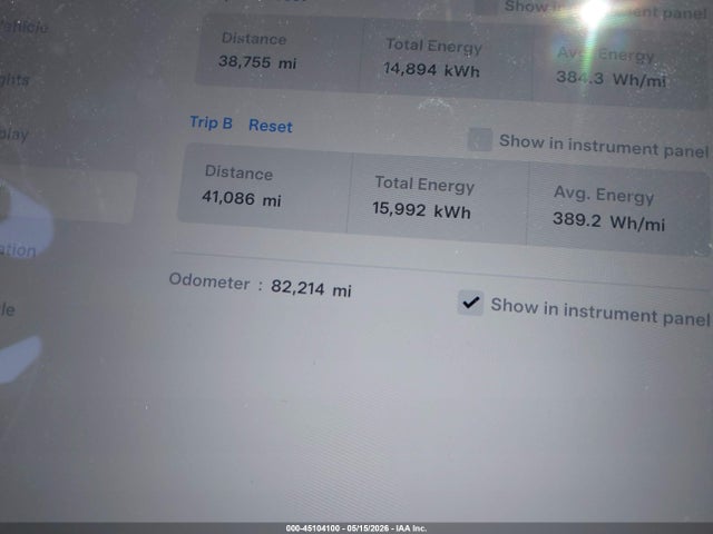 Aukcja sprzedaży 2018 Tesla Model X 100d/75d/p100d, vin: 5YJXCDE20JF119581, numer aukcji: 45104100