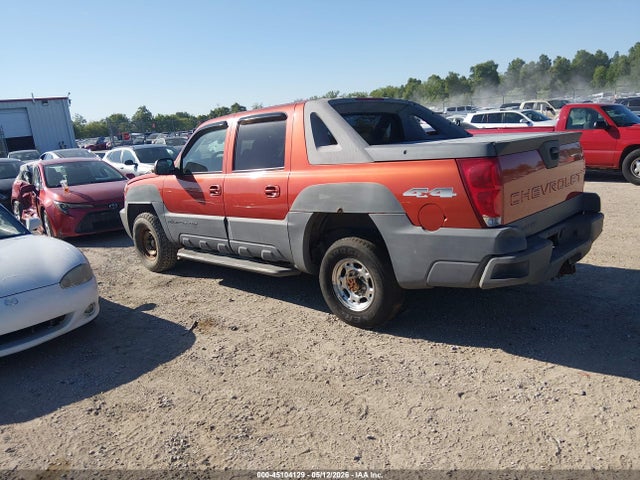 Продажа на аукционе авто 2002 Chevrolet Avalanche 2500, vin: 3GNGK23G12G168801, номер лота: 45104129