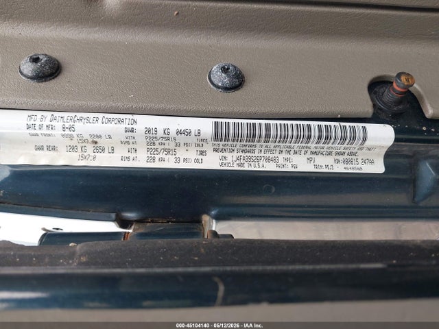 2006 Jeep Wrangler X მანქანა იყიდება აუქციონზე, vin: 1J4FA39S26P708483, აუქციონის ნომერი: 45104140