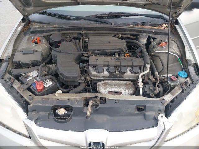 45104173 :رقم المزاد ، 2HGES16554H643293 vin ، 2004 Honda Civic Lx مزاد بيع