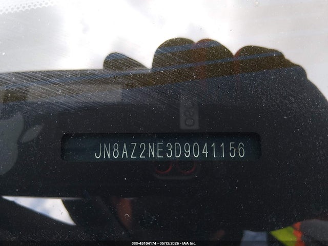 2013 Infiniti Qx56 მანქანა იყიდება აუქციონზე, vin: JN8AZ2NE3D9041156, აუქციონის ნომერი: 45104174
