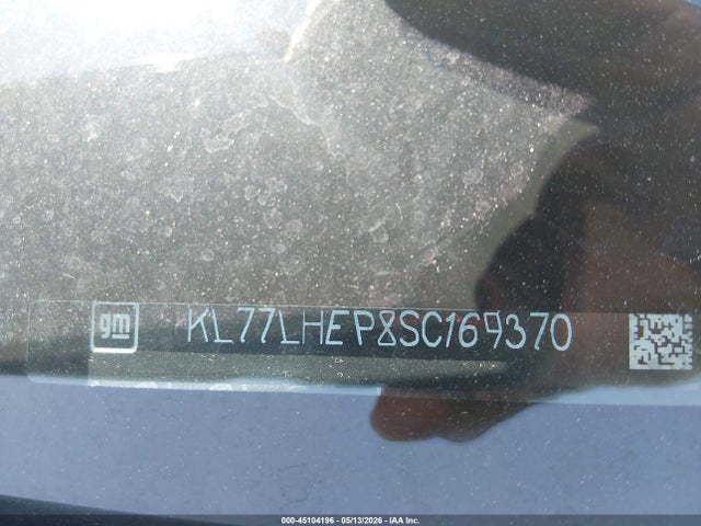 KL77LHEP8SC169370 Chevrolet Trax Fwd Lt