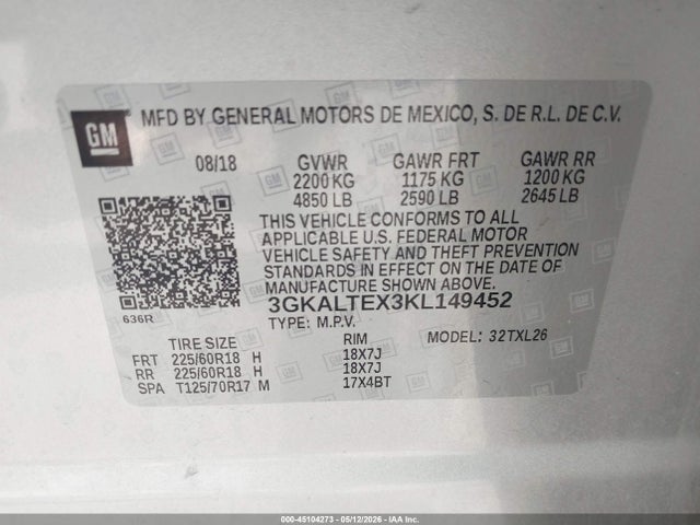 GMC Terrain Sle 2019 3GKALTEX3KL149452 Image 9