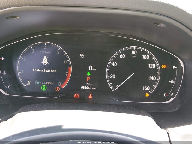 Auction sale of the 2022 Honda Accord Sport, vin: 1HGCV1F39NA101787, lot number: 45104336