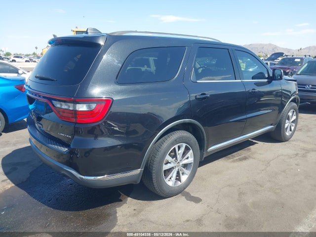 2016 Dodge Durango Limited მანქანა იყიდება აუქციონზე, vin: 1C4RDHDG7GC424088, აუქციონის ნომერი: 45104338