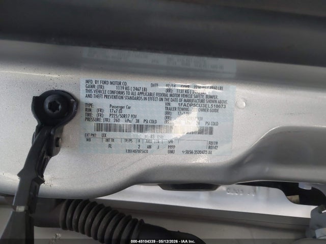 Ford C-max Energi Sel 2014 1FADP5CU3EL518673 Image 9