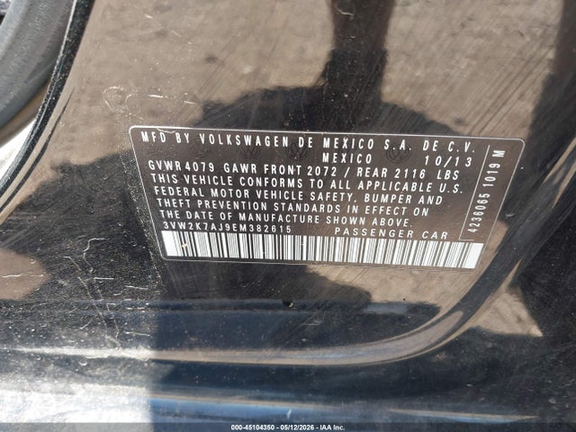 3VW2K7AJ9EM382615 Volkswagen Jetta 2.0l S