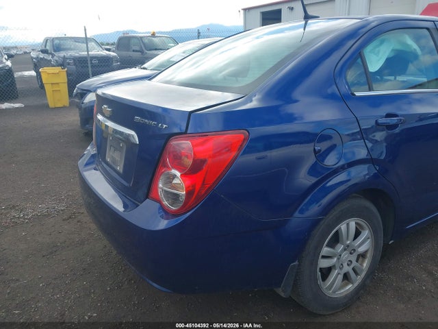 45104392 :رقم المزاد ، 1G1JC5SG9E4193194 vin ، 2014 Chevrolet Sonic Lt Auto مزاد بيع