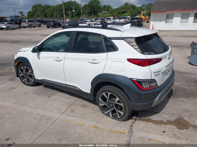 Продаж на аукціоні авто 2022 Hyundai Kona Limited, vin: KM8K53A36NU753693, номер лоту: 45104506