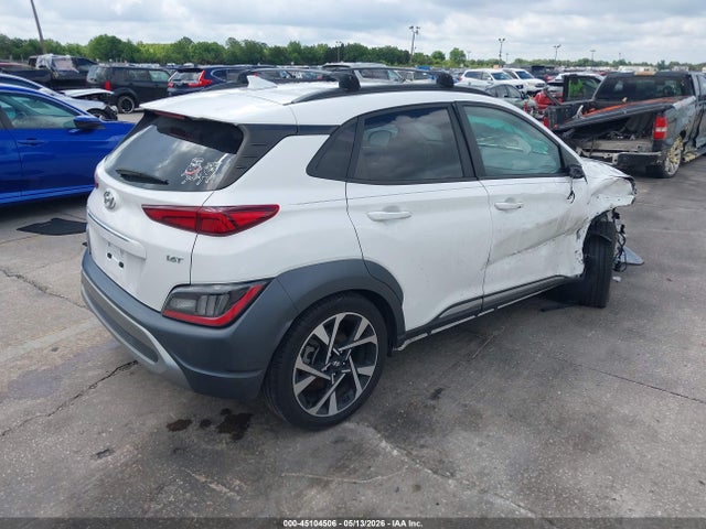 Продаж на аукціоні авто 2022 Hyundai Kona Limited, vin: KM8K53A36NU753693, номер лоту: 45104506