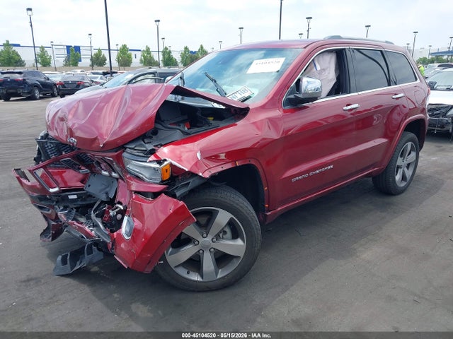2015 Jeep Grand Cherokee Overland მანქანა იყიდება აუქციონზე, vin: 1C4RJECG2FC113403, აუქციონის ნომერი: 45104520