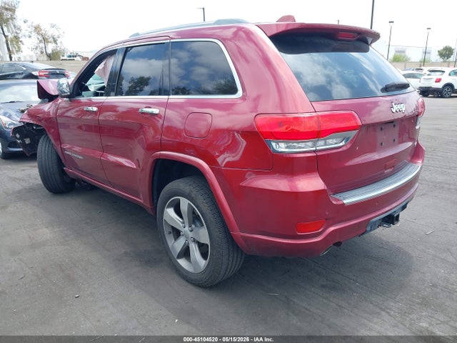 Продаж на аукціоні авто 2015 Jeep Grand Cherokee Overland, vin: 1C4RJECG2FC113403, номер лоту: 45104520
