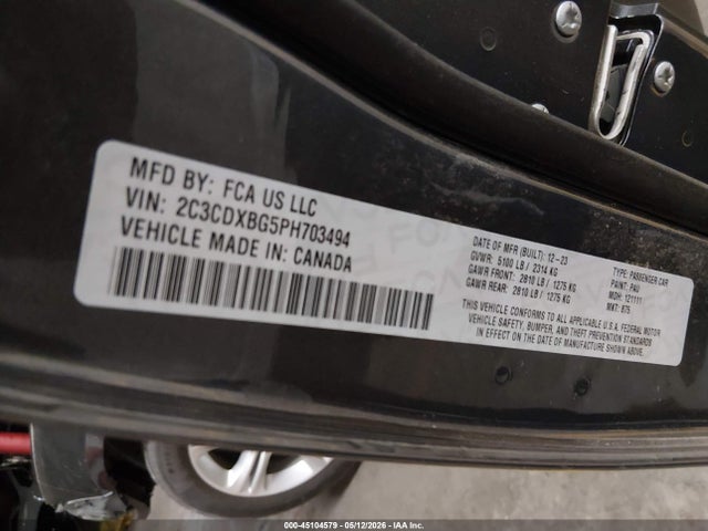 Dodge Charger Sxt 2023 2C3CDXBG5PH703494 Image 9
