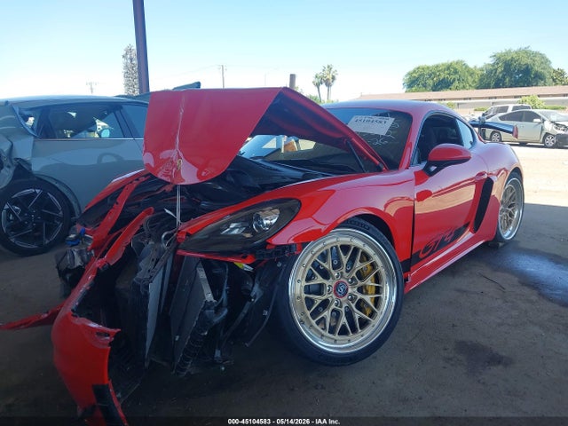 Продаж на аукціоні авто 2021 Porsche 718 Cayman Gt4, vin: WP0AC2A80MK289323, номер лоту: 45104583
