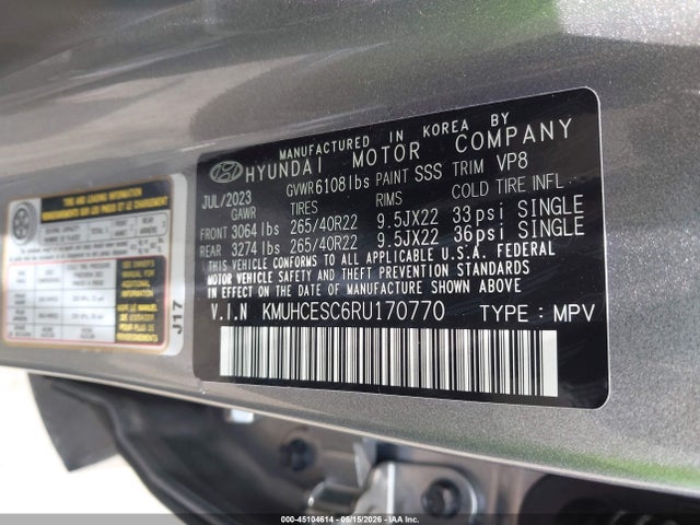 Genesis Gv80 3.5t 7p (a8) 2024 KMUHCESC6RU170770 Image 9
