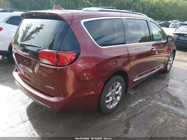 2019 Chrysler Pacifica Limited მანქანა იყიდება აუქციონზე, vin: 2C4RC1GG1KR549187, აუქციონის ნომერი: 45104689