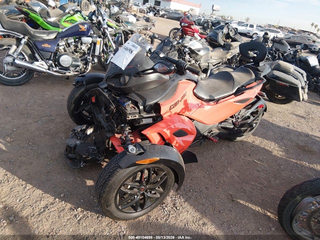 Продаж на аукціоні авто 2012 Can-am Spyder Roadster Rs-s, vin: 2BXJAHA18CV000918, номер лоту: 45104698