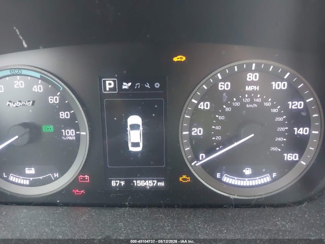 45104737 :رقم المزاد ، KMHE24L16HA059230 vin ، 2017 Hyundai Sonata Hybrid Se مزاد بيع