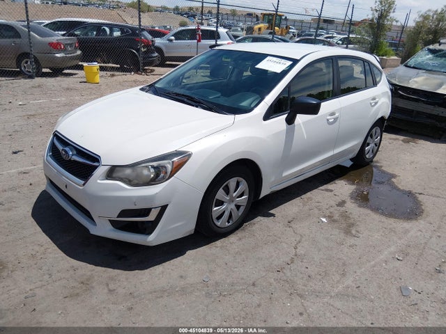 45104839 :رقم المزاد ، JF1GPAA68G9349602 vin ، 2016 Subaru Impreza 2.0i مزاد بيع