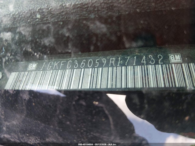 45104884 :رقم المزاد ، 1GKFC36059R171432 vin ، 2009 Gmc Yukon Xl 1500 Slt2 مزاد بيع