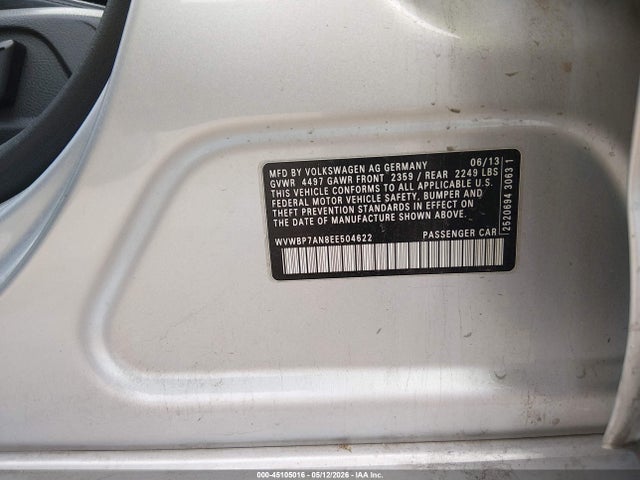 WVWBP7AN8EE504622 Volkswagen Cc 2.0t Sport