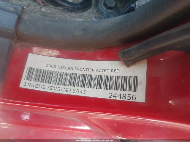 Продаж на аукціоні авто 2003 Nissan Frontier Xe-v6, vin: 1N6ED27T23C415049, номер лоту: 45105049