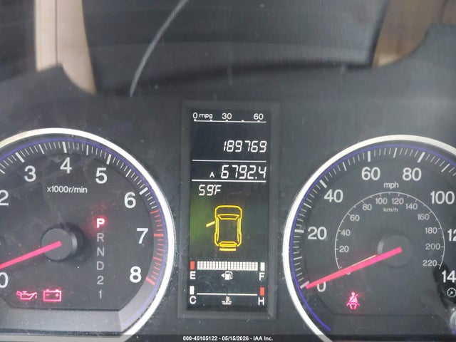 45105122 :رقم المزاد ، 5J6RE38738L001207 vin ، 2008 Honda Cr-v Ex-l مزاد بيع