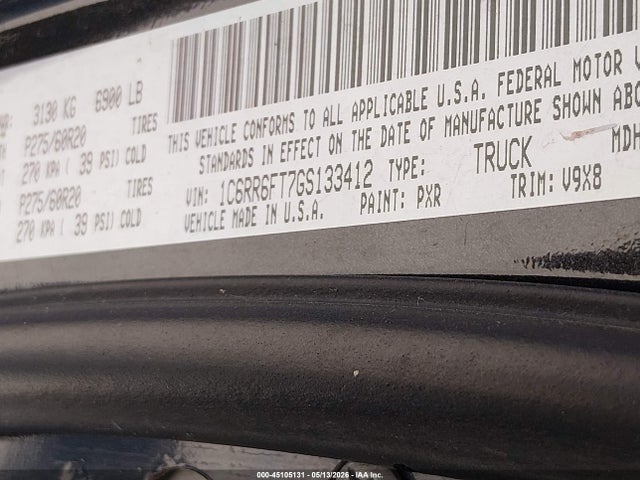 RAM 1500 Express 2016 1C6RR6FT7GS133412 Image 9