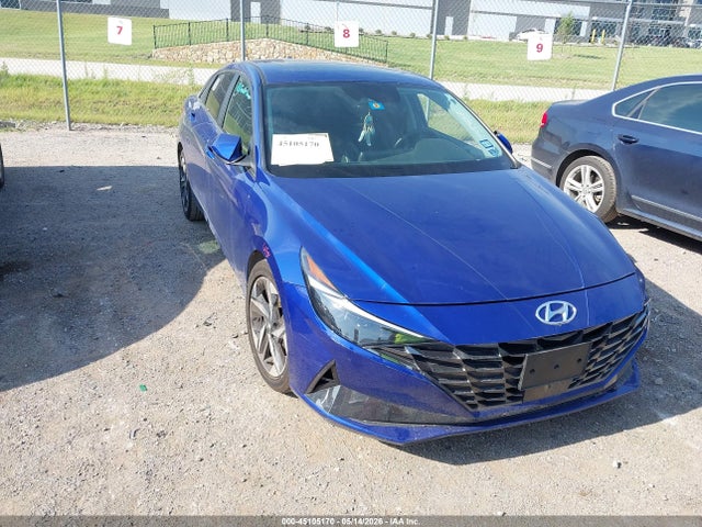 2022 Hyundai Elantra Limited მანქანა იყიდება აუქციონზე, vin: 5NPLP4AG8NH059237, აუქციონის ნომერი: 45105170