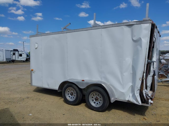 45105179 :رقم المزاد ، 4D6EB1421FA035336 vin ، 2015 Cargo Craft Enclosed Trailer مزاد بيع