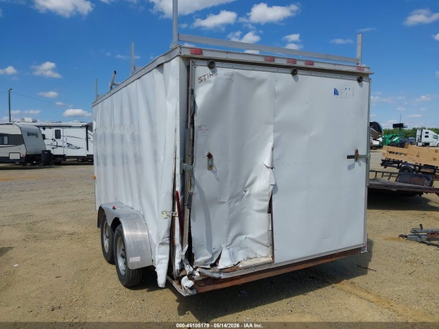 45105179 :رقم المزاد ، 4D6EB1421FA035336 vin ، 2015 Cargo Craft Enclosed Trailer مزاد بيع