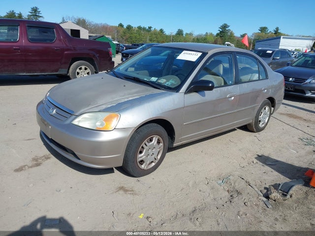 Aukcja sprzedaży 2002 Honda Civic Lx, vin: 2HGES15552H510046, numer aukcji: 45105233