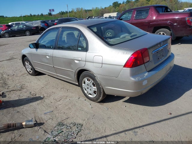 Aukcja sprzedaży 2002 Honda Civic Lx, vin: 2HGES15552H510046, numer aukcji: 45105233