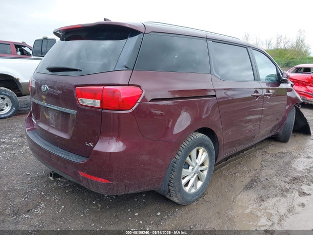 Продажа на аукционе авто 2016 Kia Sedona Lx, vin: KNDMB5C16G6145242, номер лота: 45105240