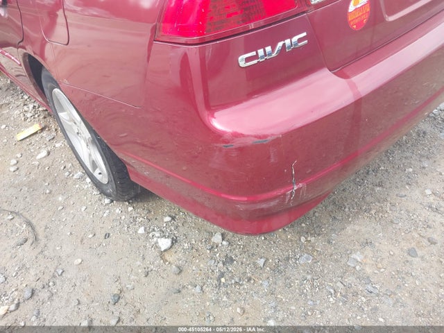 2005 Honda Civic Ex მანქანა იყიდება აუქციონზე, vin: 2HGES26745H511490, აუქციონის ნომერი: 45105264